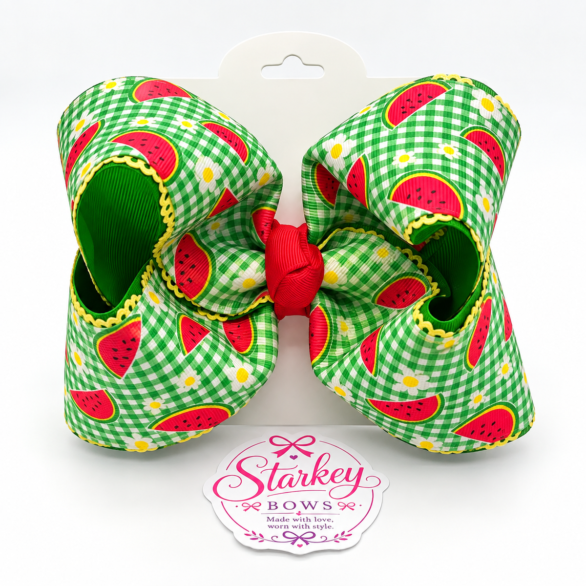 5'' Watermelon Boutique Bow