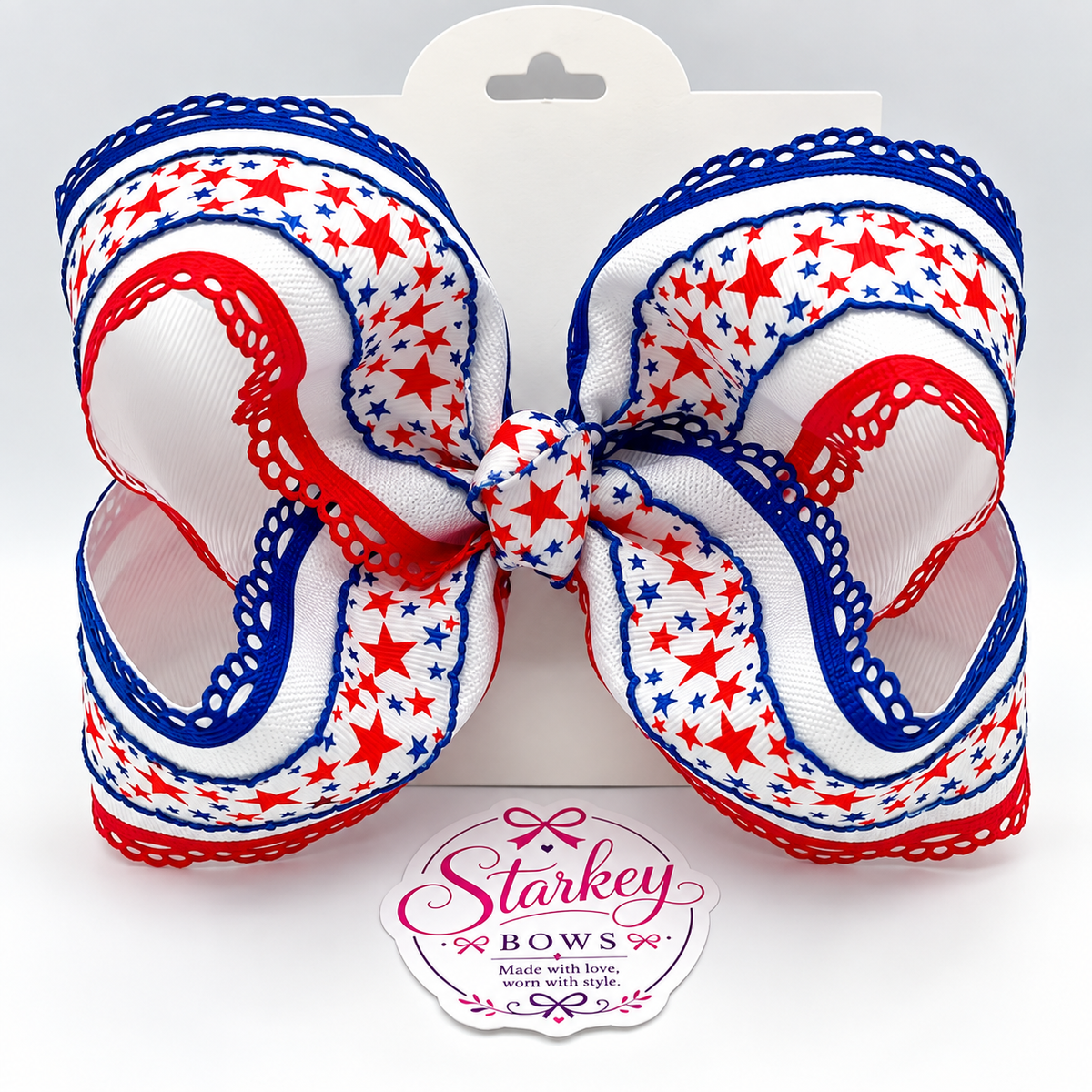 5'' Stars & Stripes Boutique Bow