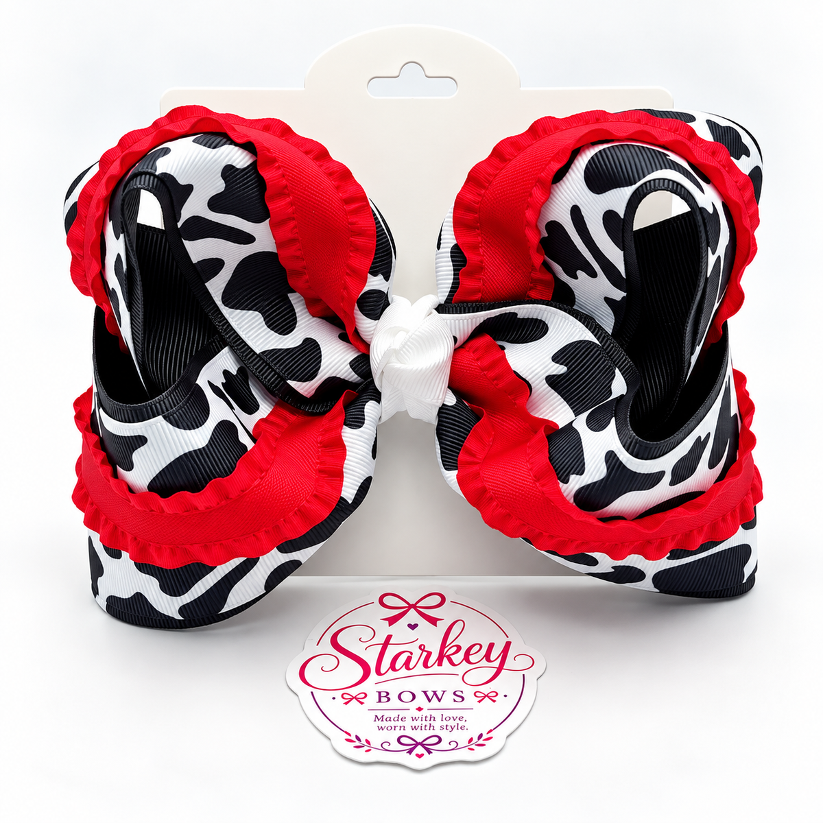 5'' Chick-fil-a Inspired Boutique Bow