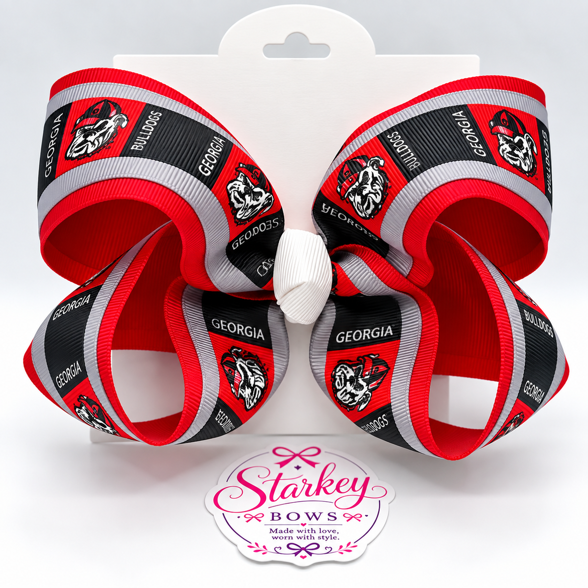 5'' Georgia Bulldogs Game Day Boutique Bow