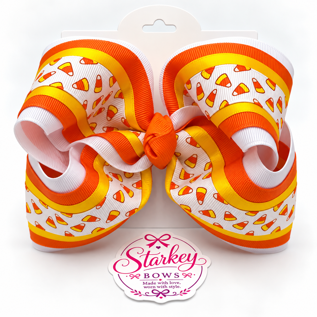 5'' Candy Corn Cutie Boutique Bow