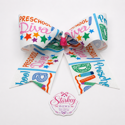 Preschool Diva Cheer Bow